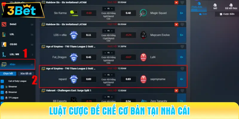 cá cược đế chế 2