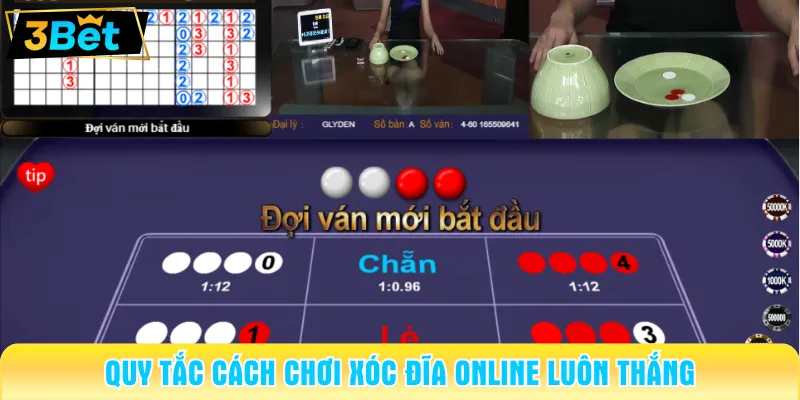 Nắm rõ cách chơi xóc đĩa online luôn thắng tại 3BET