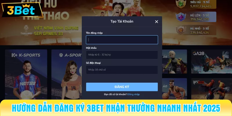 đăng ký 3bet