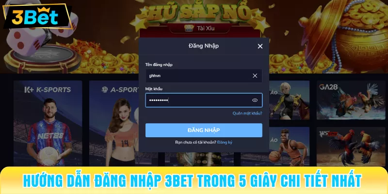 Đăng nhập 3BET
