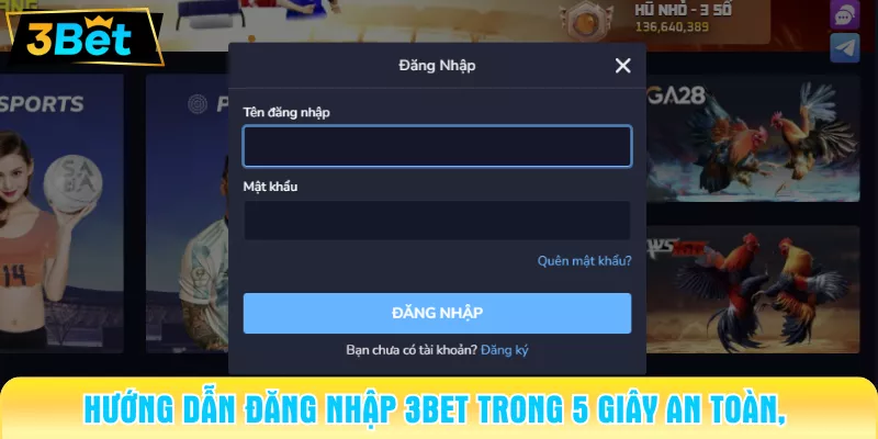 Đăng nhập 3BET
