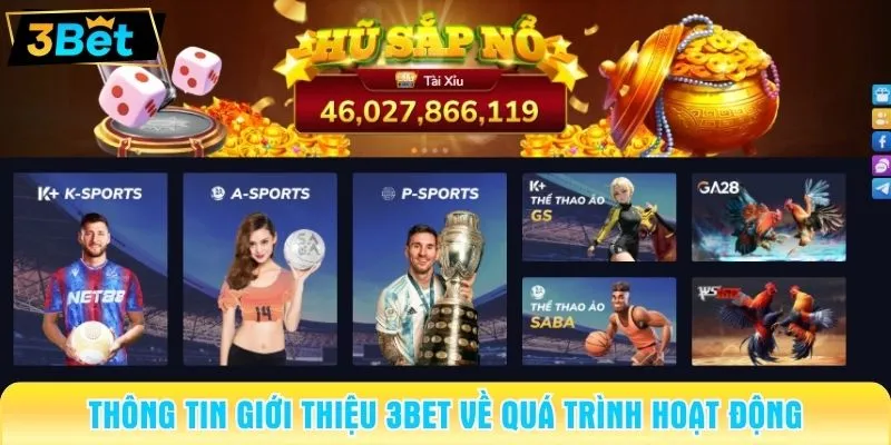 Thông tin giới thiệu 3BET về quá trình hoạt động