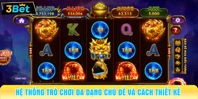 Hệ thống trò chơi đa dạng chủ đề và cách thiết kế 