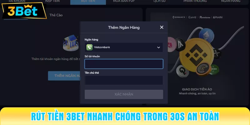 Rút tiền 3BET